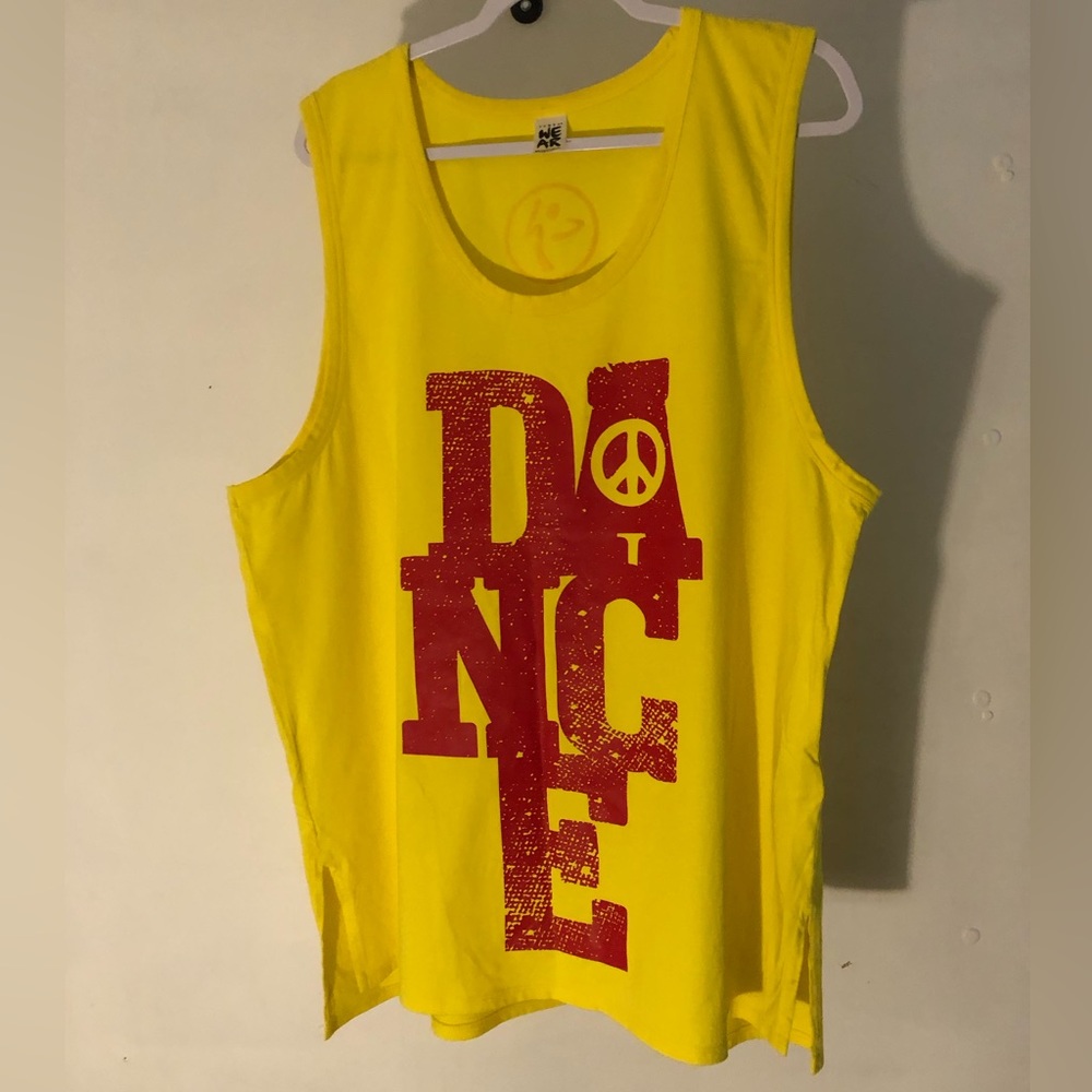 Authentic - Zumba Unisex “Dance” with Peace sign T-Shirt.